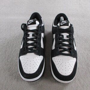 Nike Dunk Low Retro SE Suede Panda Mens 10 Black White Sneakers Shoes Lace Up